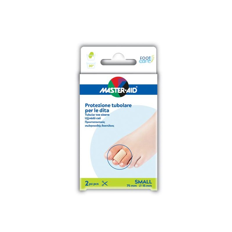 TUBO IN GEL MASTER-AID ELASTICIZZATO S 7,5 CM 2 PEZZI