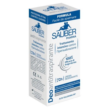 Sauber Deoantitraspirante 72h Crema 30 Ml