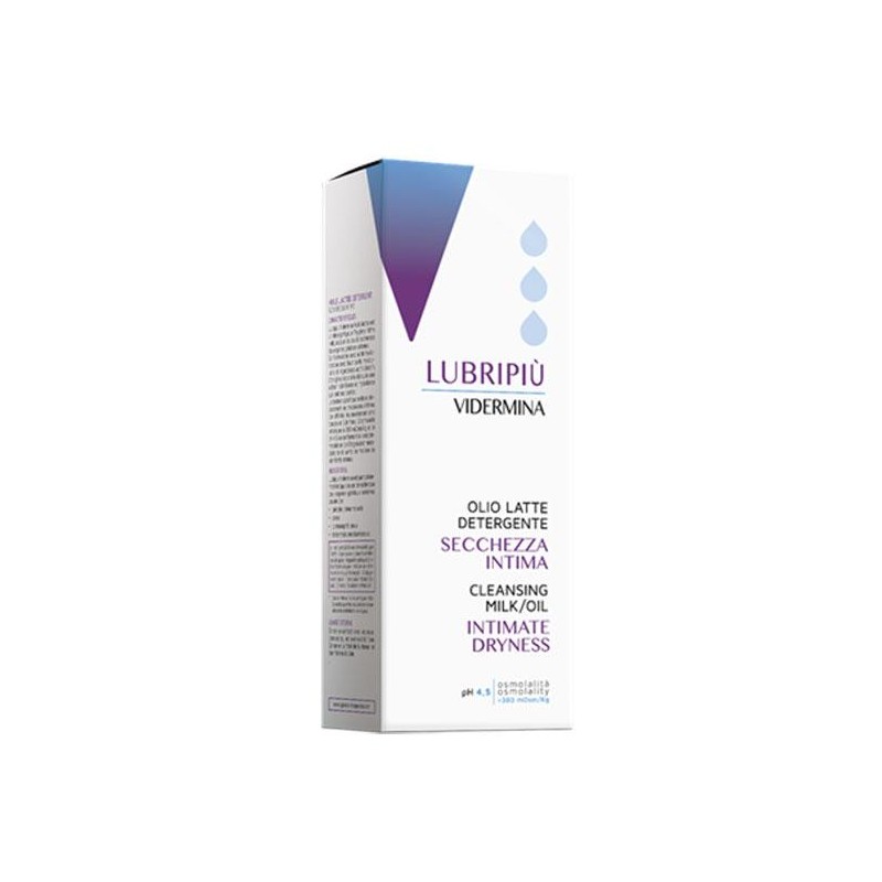 Vidermina Lubripiu' Olio Latte Detergente Secchezza Intima 200 Ml