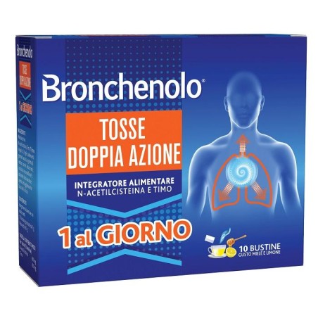 BRONCHENOLO TOSSE DOPPIA AZIONE 10 BUSTINE