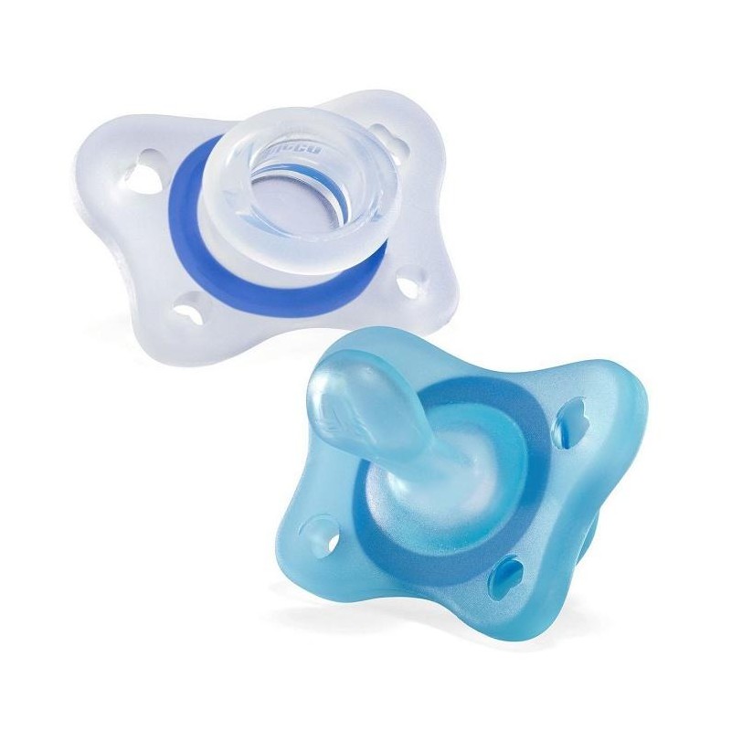 Chicco Gommottino Boy Silicone 2-6 Mesi 2 Pezzi Ita C