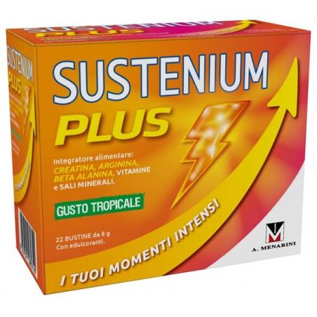 Sustenium Plus Gusto Tropicale Integratore Multivitaminico 22 Bustine