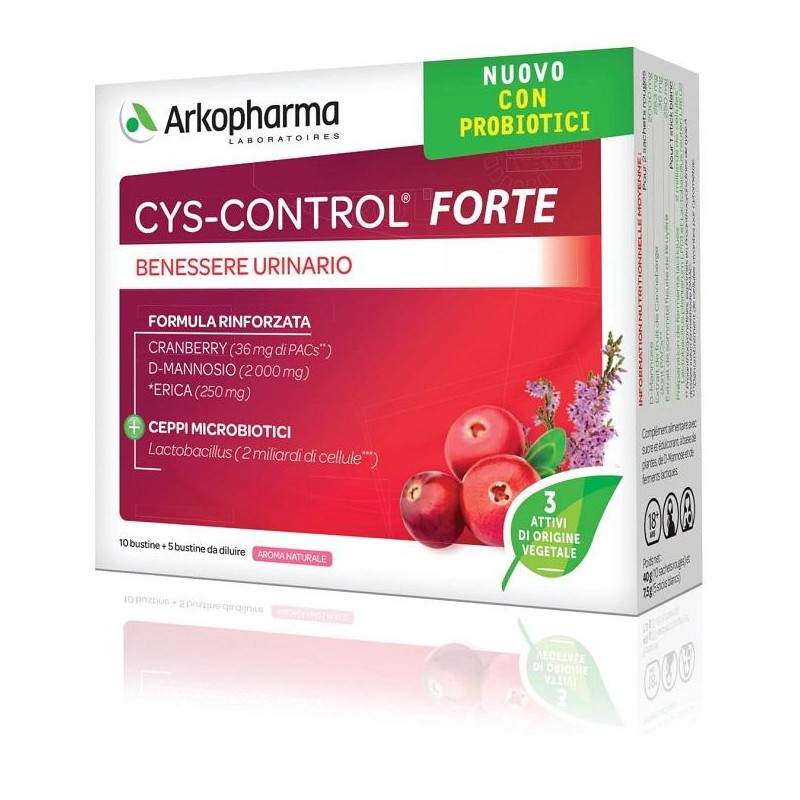 Cys Control Forte Probiotici 15 Bustine