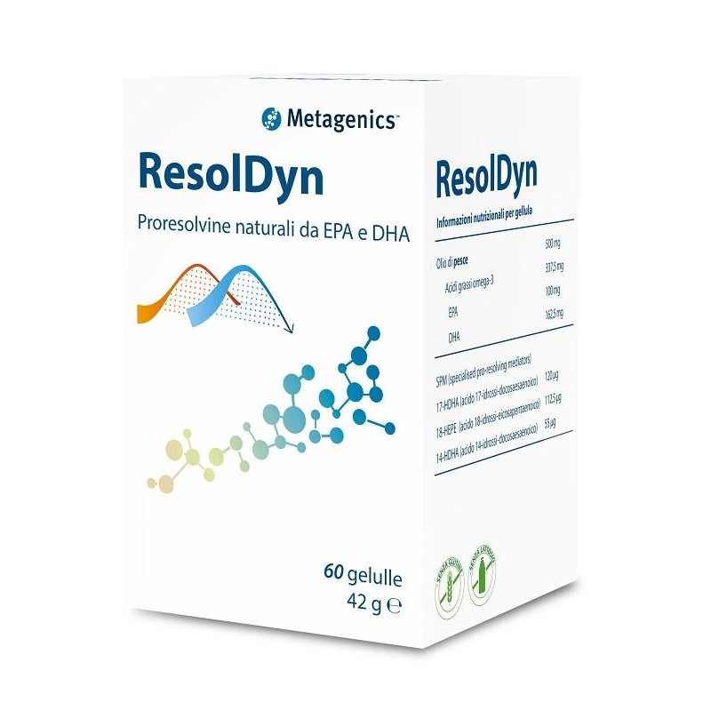 Metagenics Resoldyn Integratore per il Riequilibrio dell'Organismo 60 Gellule