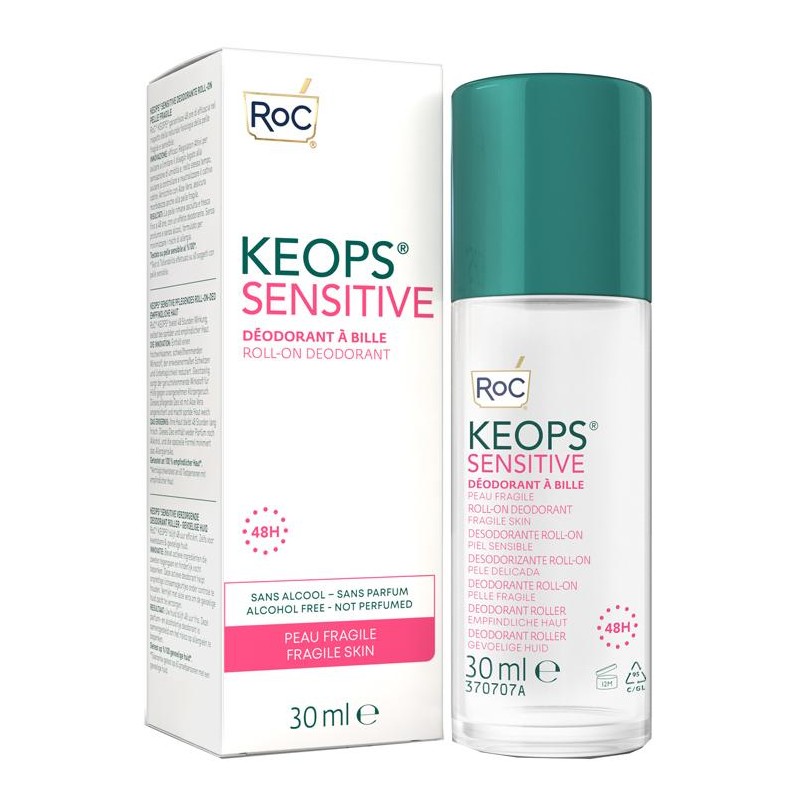 Roc Keops Deodorante Roll-on 48h Sensitive 30 Ml