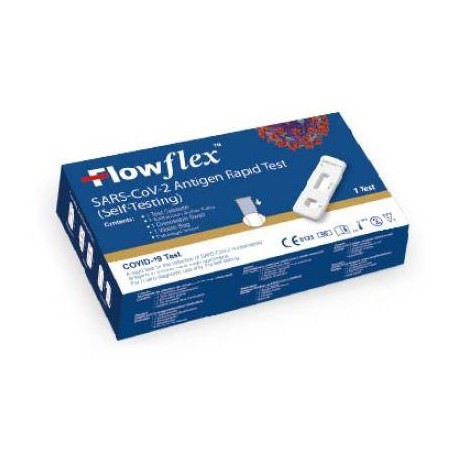 Test Antigenico Rapido Covid-19 Flowflex Autodiagnostico Determinazione Qualitativa Antigeni Sars-cov-2 In Tamponi Nasali Median
