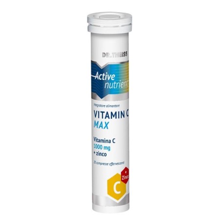 Dr Theiss Active Nutrient Vit C Max 20 Compresse Effervescenti Gusto Limone 80 G