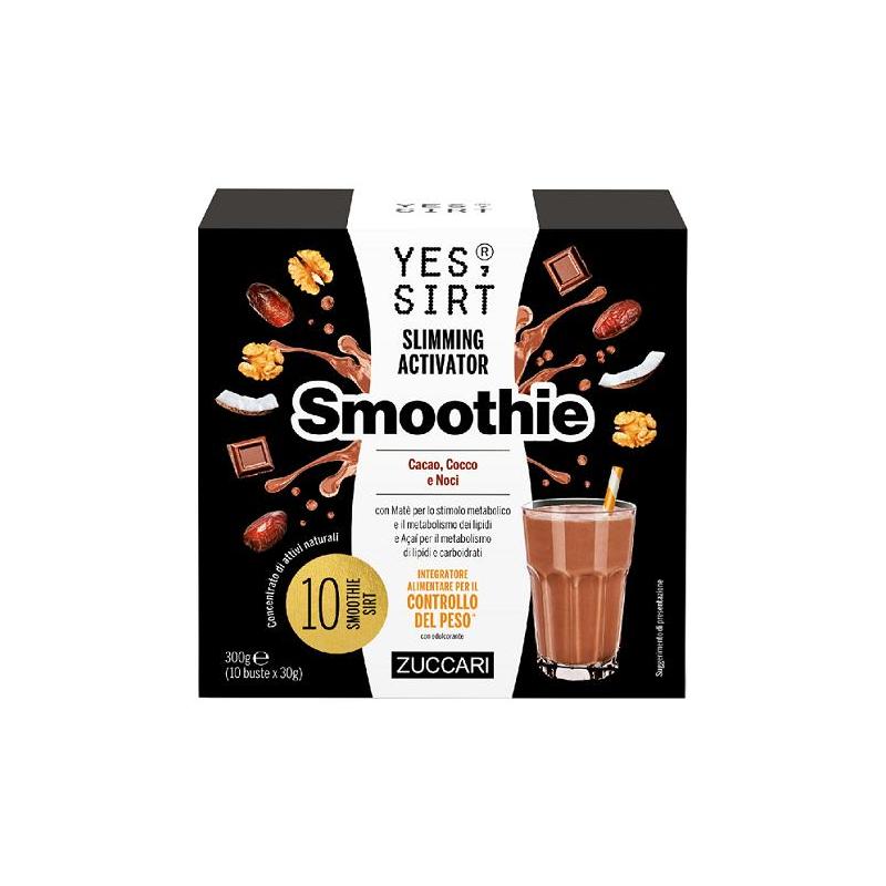 Zuccari Yes Sirt Smoothie UVA Cacao Cocco e Noci 10X30 g