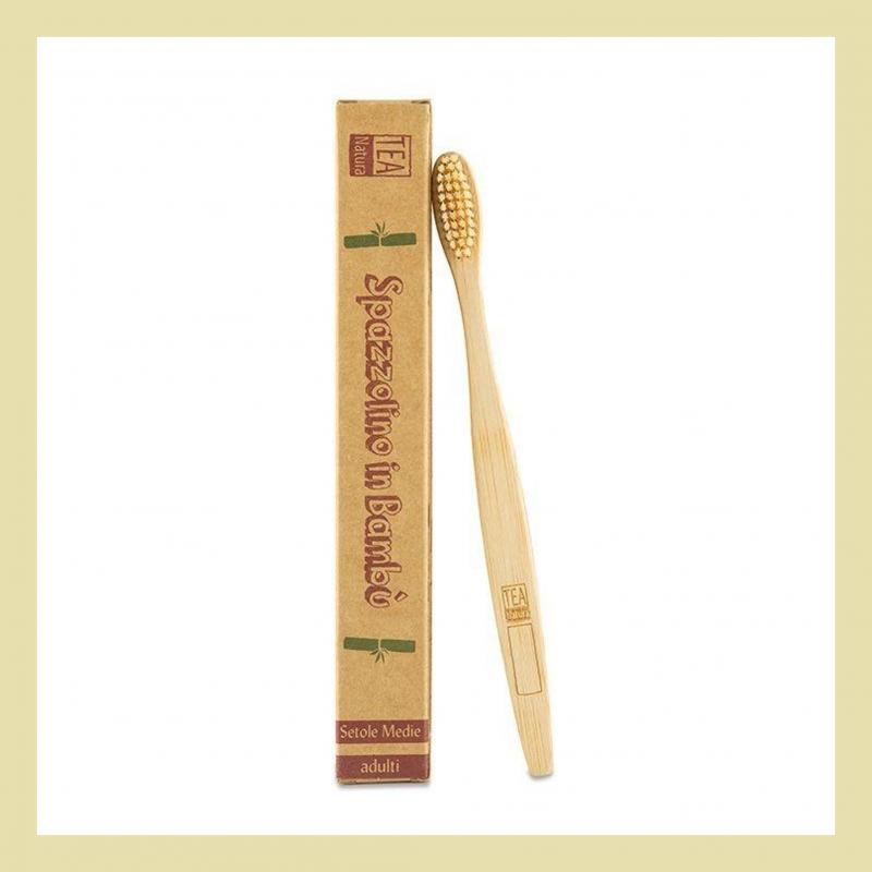 Teanatura spazzolino in bambù per adulti
