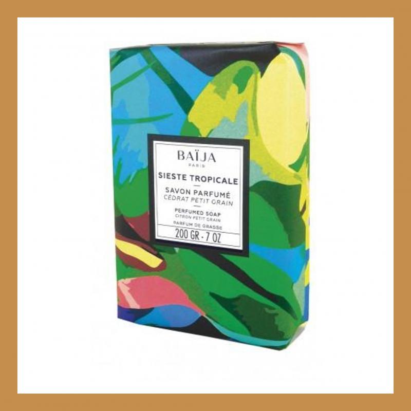 Baija Sieste Tropicale perfumed soap con cedro e petitgrain 200 g