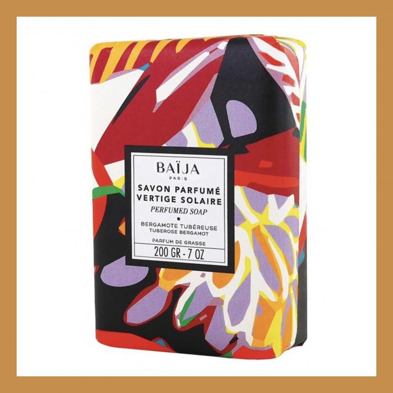 Baija Vertige Solaire perfumed soap con bergamotto e tuberosa 200 g