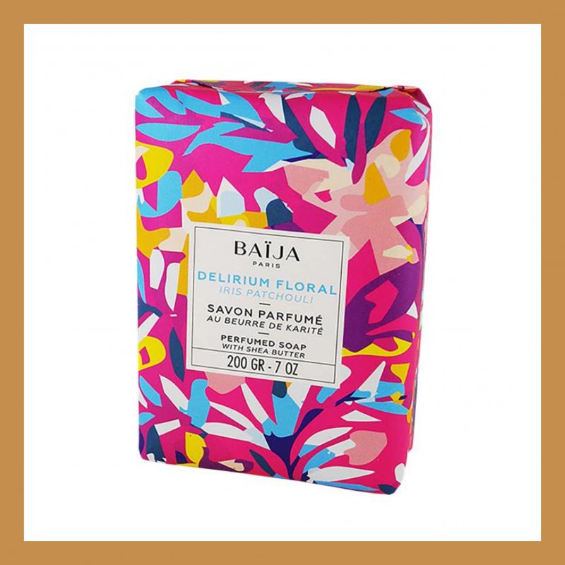 Baija Delirium Floral perfumed soap con patchouli e irirs da 200 g