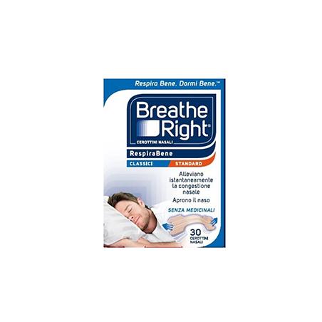 Breath Right Cerotti nasali classici 30 pezzi