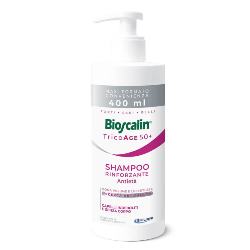 Bioscalin Tricoage Shampoo Rinforzante Antietà Maxi Size Flacone 400 ML