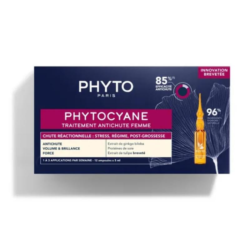 Phyto Phytocyane Trattamento Anti Caduta Temporanea Donna 12 Ampolle