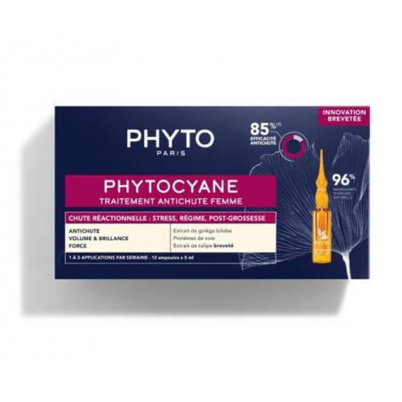 Phyto Phytocyane Trattamento Anti Caduta Temporanea Donna 12 Ampolle