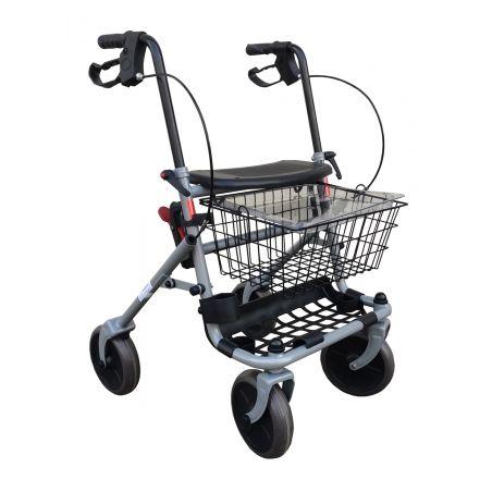 Ausilium Deambulatore Rollator a Quattro Ruote Pieghevole