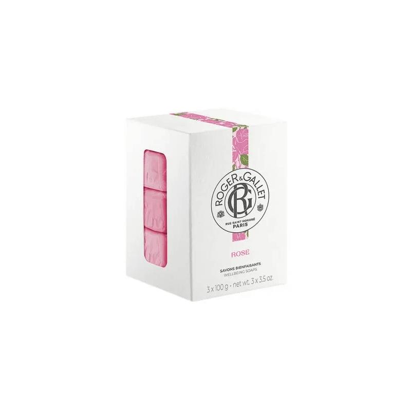 Roger&Gallet Rose box saponette 3 pezzi da 100 g