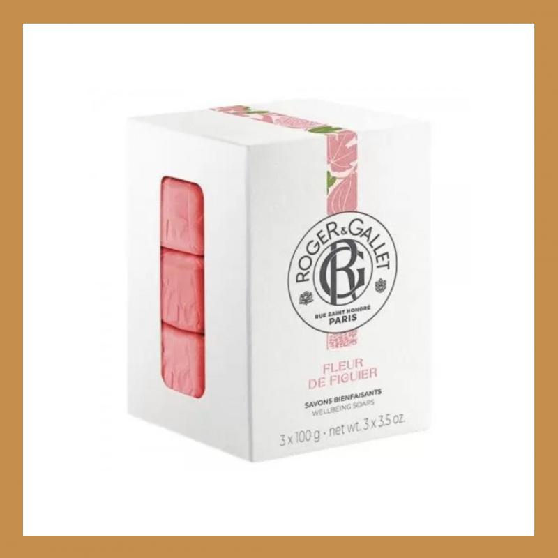 Roger&Gallet Fleur de Figuier box saponette 3 pezzi da 100 g