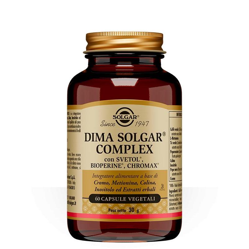 Dima Solgar Complex Integratore per Dimagrire 60 Capsule