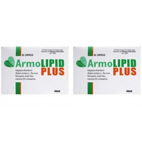 Armolipid Plus Integratore per il colesterolo X2 confezioni 120 Compresse