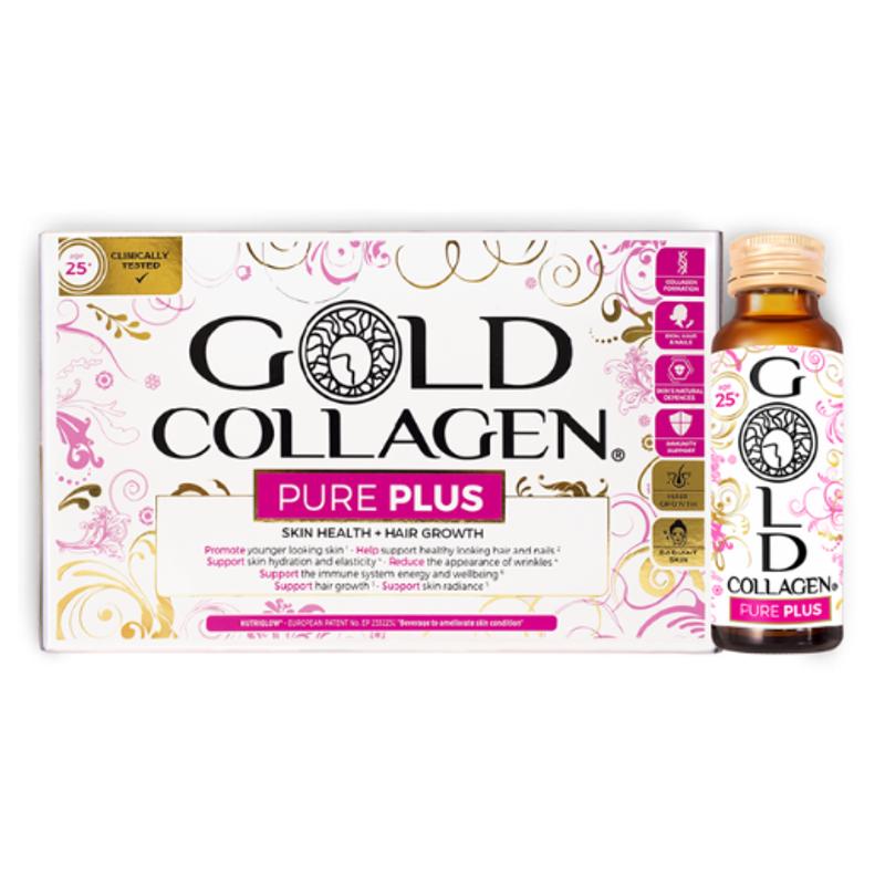Gold Collagen Pure Plus Integratore a Base di Collagene 10 Flaconcini