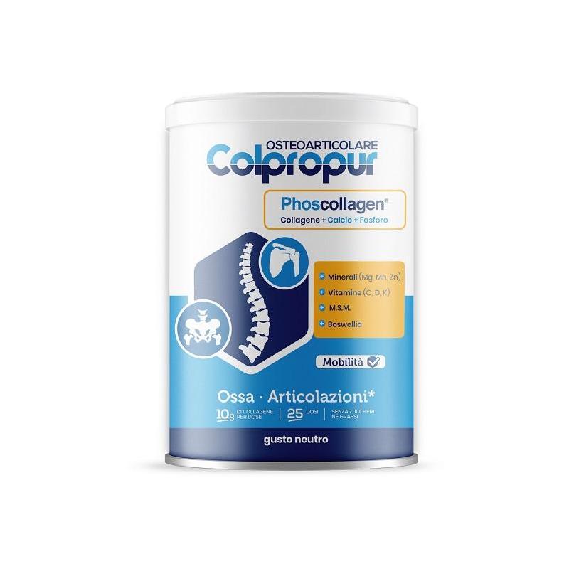 Colpropur Osteoarticolare Integratore al Collagene Gusto Neutro 340 G - Scadenza 31/12/2026 Colpropur Osteoarticolare Integratore al Collagene Gusto Neutro 340 G - Scadenza 31/12/2026