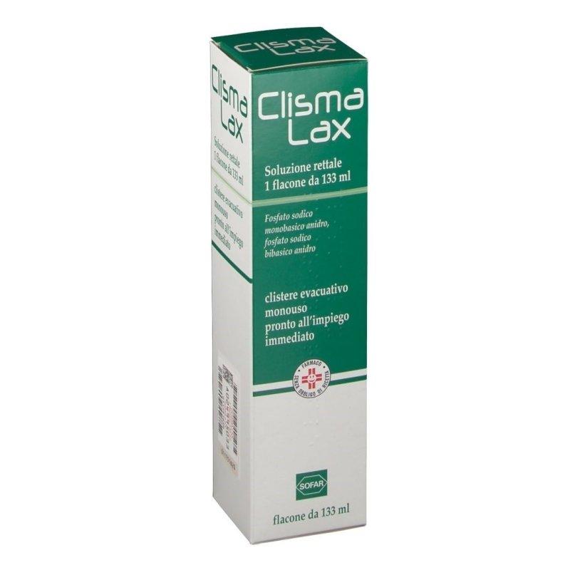 SOFAR SpA Clismalax Clisma Trattamento Breve Durata Stitichezza Occasionale Flacone 133ml