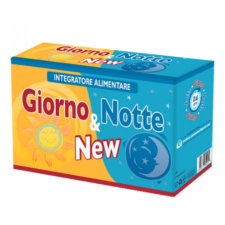 Giorno&Notte contiene 60 compresse Giorno, 60 compresse Notte e
un flaconcino drenante.
