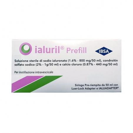 Ibsa Ialuril Prefill 50 ml Siringa per Iniezione Intravescicale