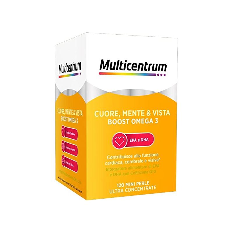 Multicentrum My Omega3 Integratore di EPA e DHA, 120 mini perle