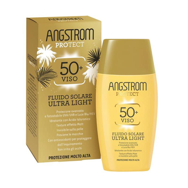 Angstrom Fluido Solare Viso Ultra Light Spf 50+ 40 ml