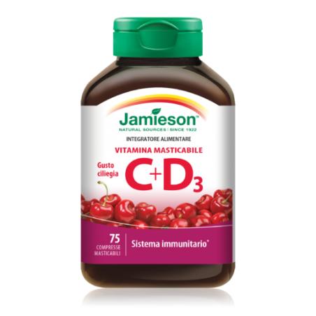 Jamieson Vitamina C+D Supporto Sistema immunitario 75 compresse