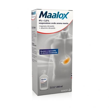 MAALOX*OS SOSP 250ML 4+3,5% ME