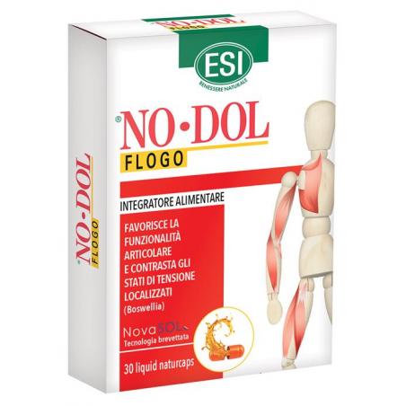 ESI No Dol Flogo Integratore Naturale per il Benessere Articolare 30 Naturcaps Liquid