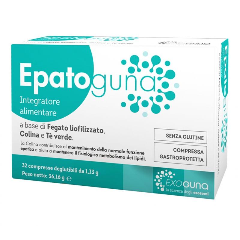 Guna Epatoguna 32 Compresse Integratore Funzione Epatica