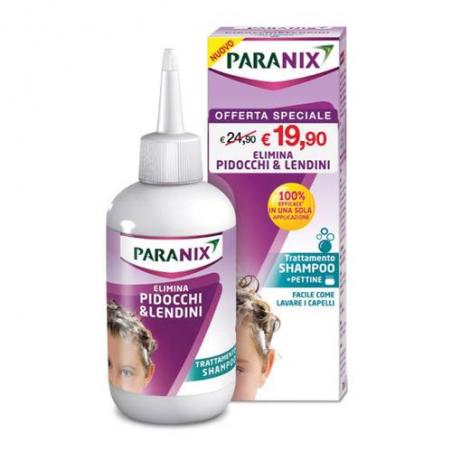 Paranix Shampoo Pidocchi e Lendini + Pettine 200ml
