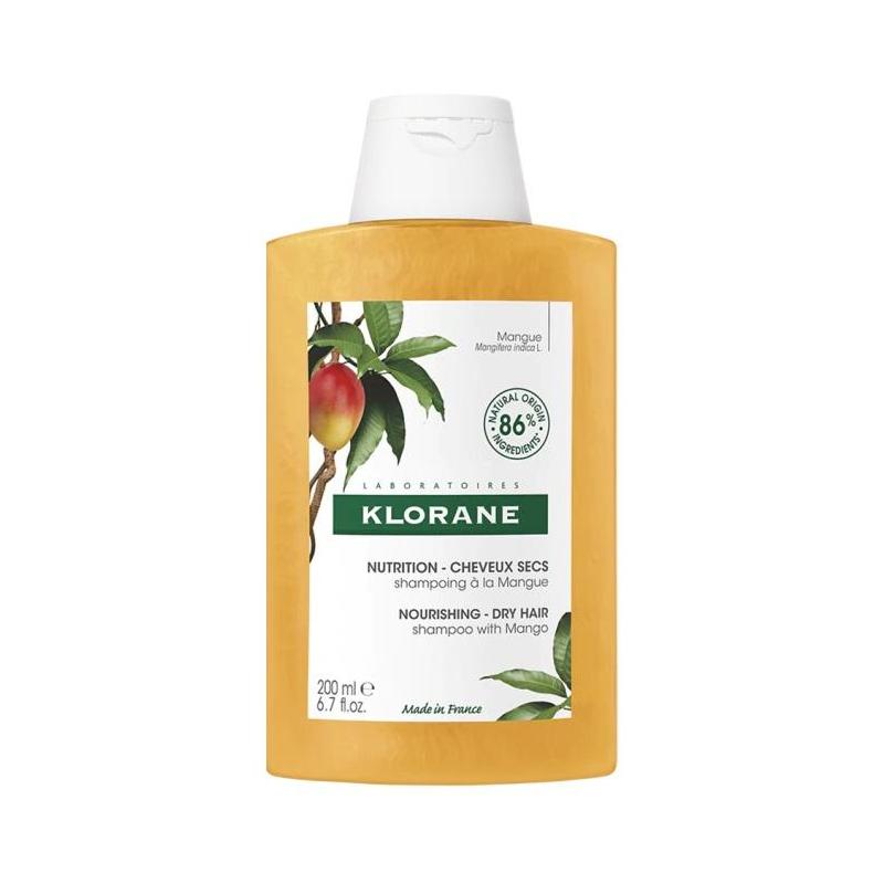 Klorane Shampoo al Mango Delicato detergente per capelli con estratto di mango 400ml