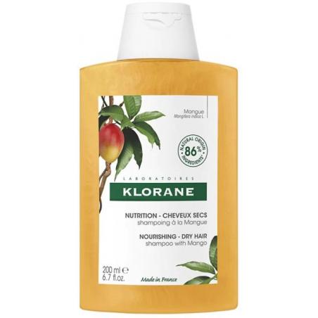 Klorane Shampoo al Mango Delicato detergente per capelli con estratto di mango 400ml