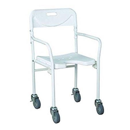 Ausilium Sedia Da Doccia Con Ruote Pieghevole
