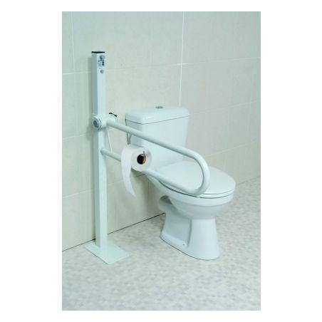 Ausilium Barra ribaltabile con portarotolo su colonna