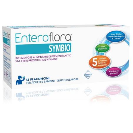 Enteroflora Symbio 12 Flaconcini Da 10 Ml