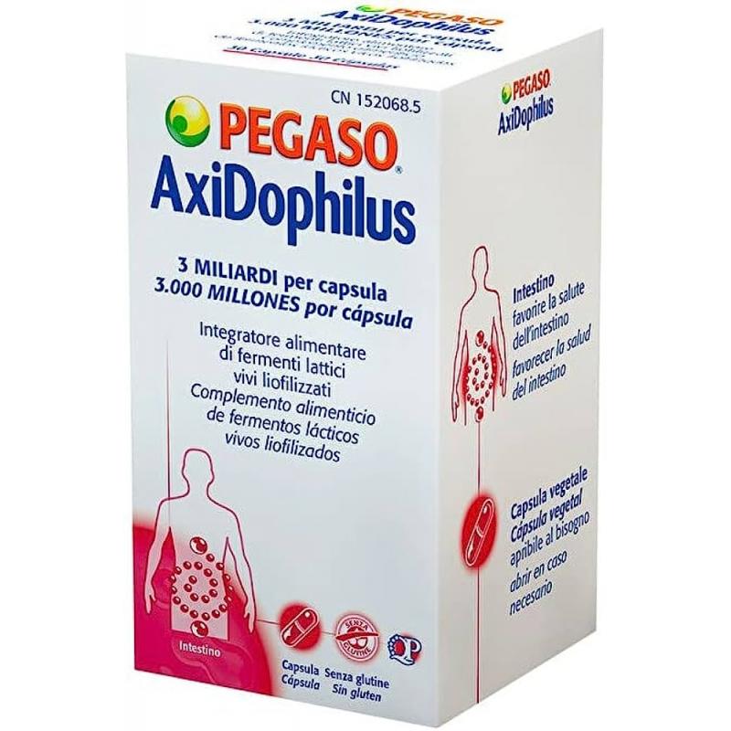 Pegaso AxiDophilus Integratore equilibrio flora intestinale 60 Capsule