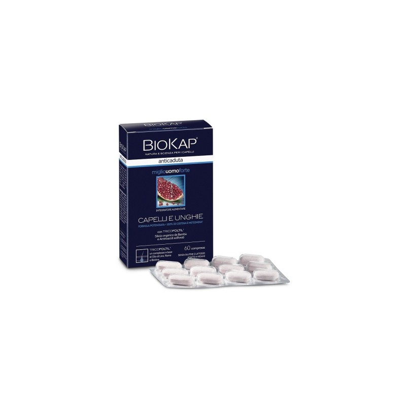 Biokap anticaduta miglio Uomo Forte 60 Compresse