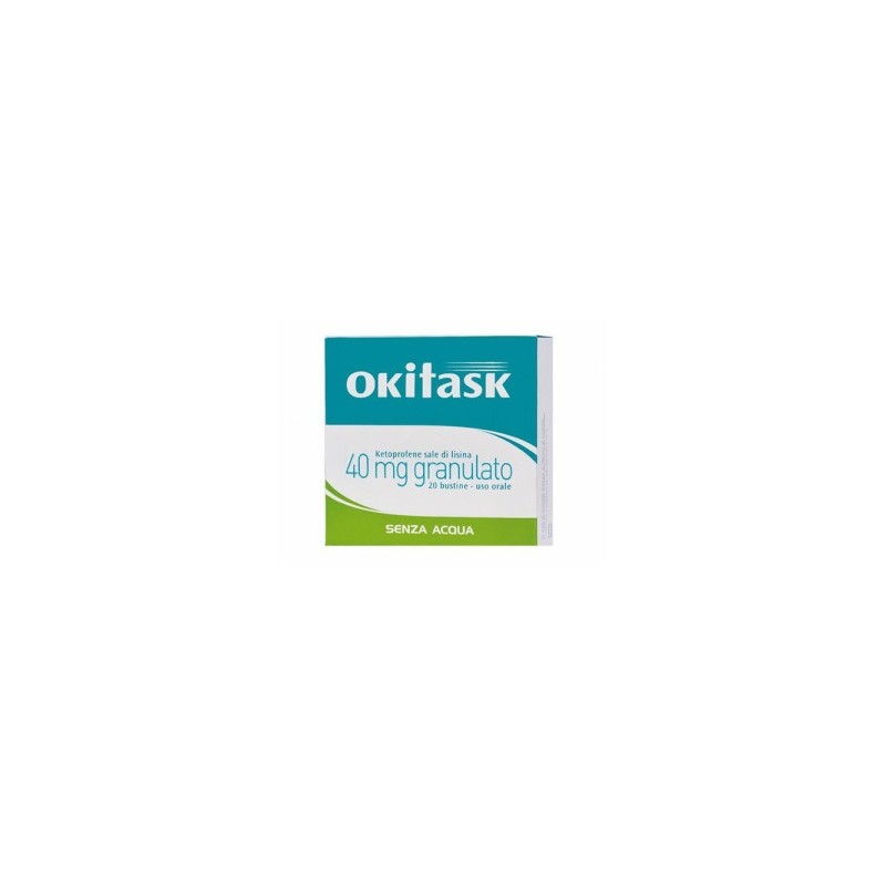 Dompe' Farmaceutici Okitask Soluzione Orale Granulari 30bust 40mg