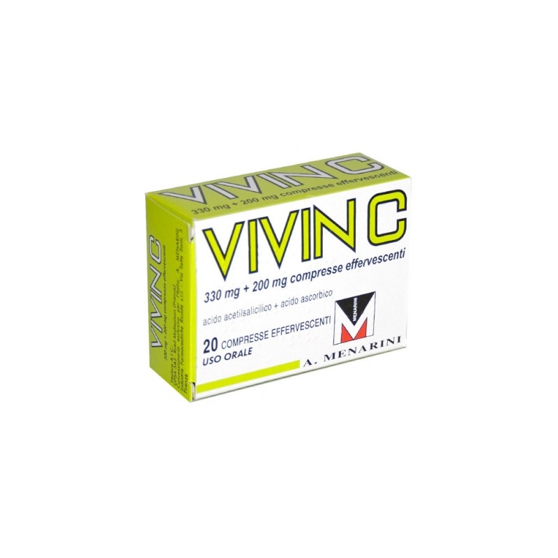 VIVIN C*20CPR EFF 330MG+200MG