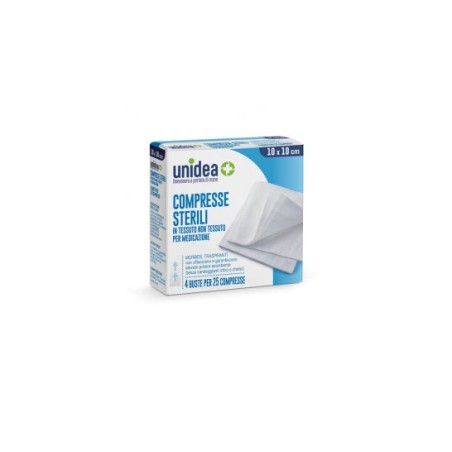 UNIDEA GARZA TNT 10X10CM 100PZ