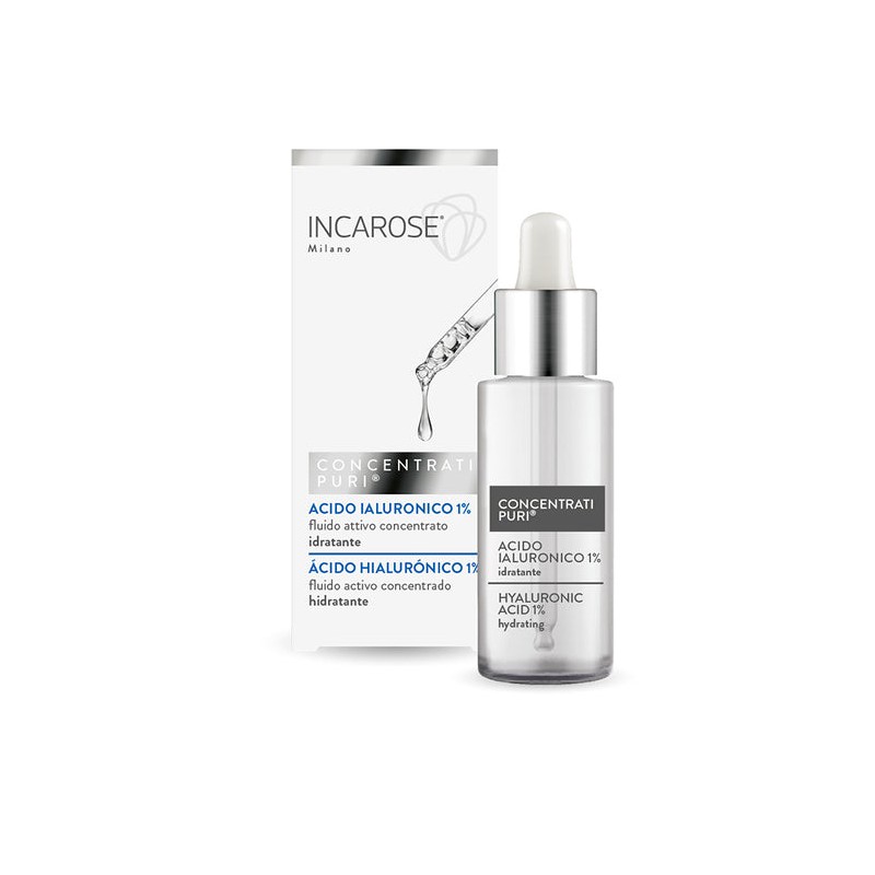 Incarose Concentrati Puri Acido Ialuronico Viso Collo Antirughe 15 ml