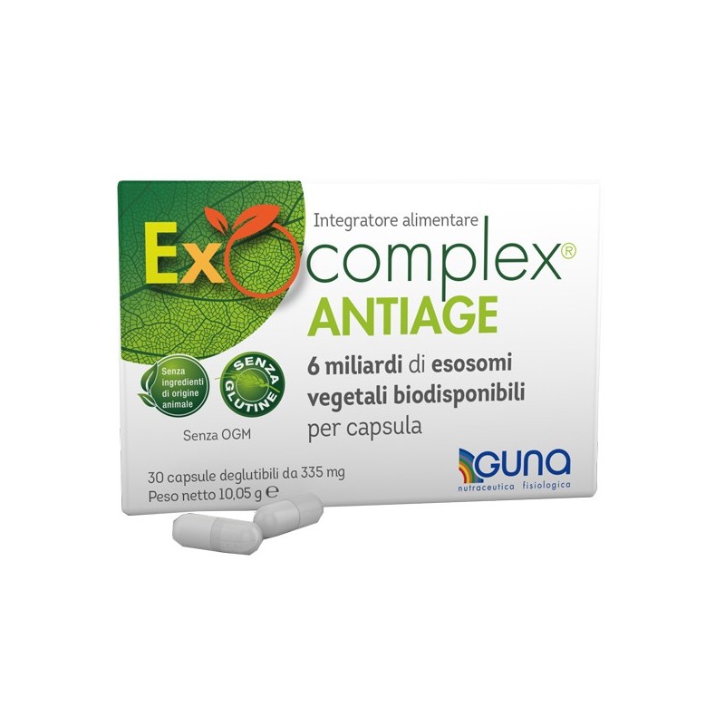Guna Exocomplex Antiage Integratore per una Pelle Radiante 30 Capsule
