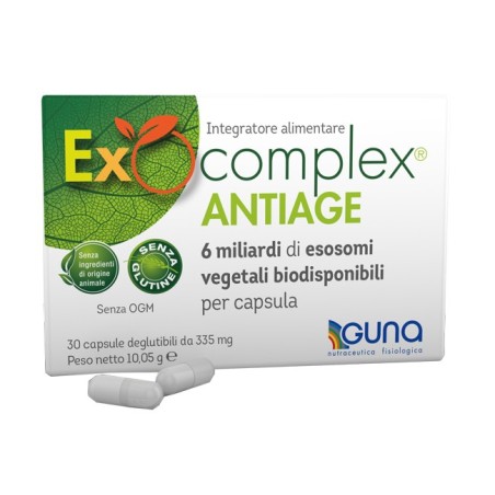 Guna Exocomplex Antiage Integratore per una Pelle Radiante 30 Capsule - Scadenza 31/01/2026